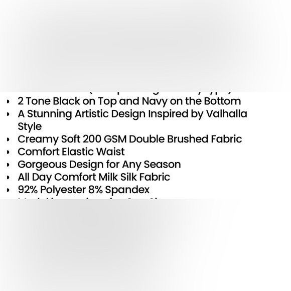 NWT Women’s Creamy Soft Valhalla Extra Plus Size Leggings 2X-5X - Picture 8 of 8